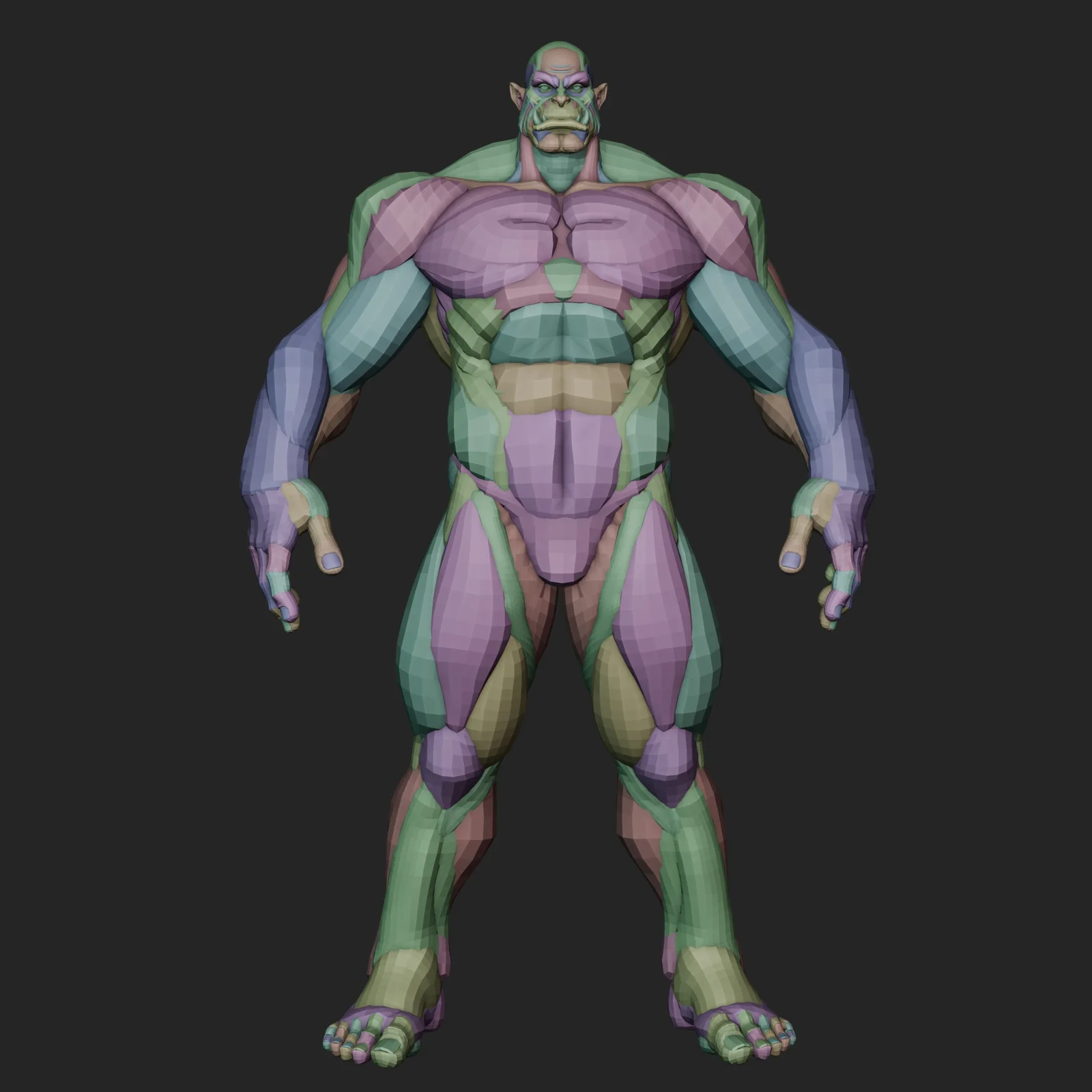 Orc Character Blockout screenshot 3