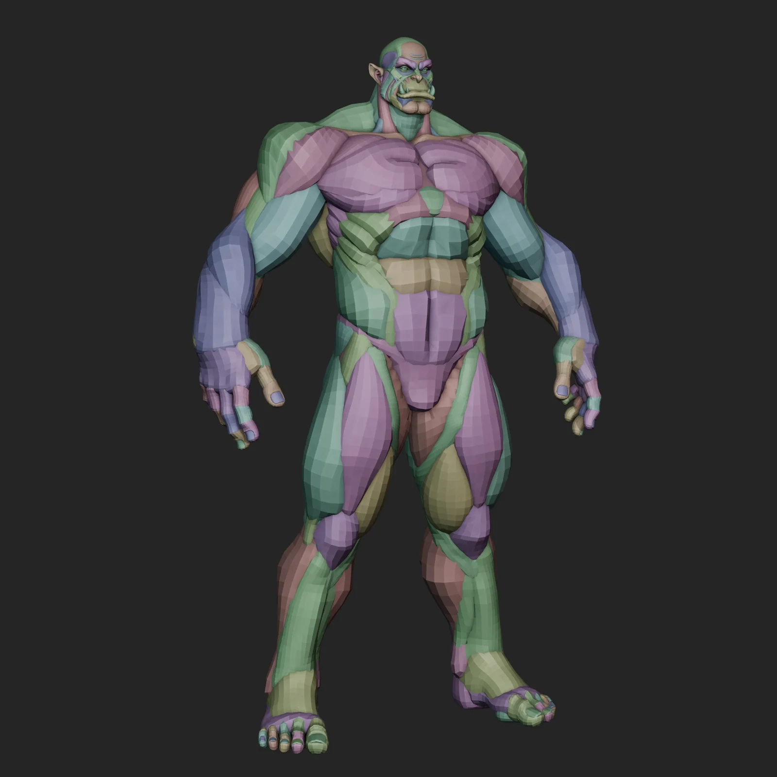 Orc Character Blockout screenshot 4