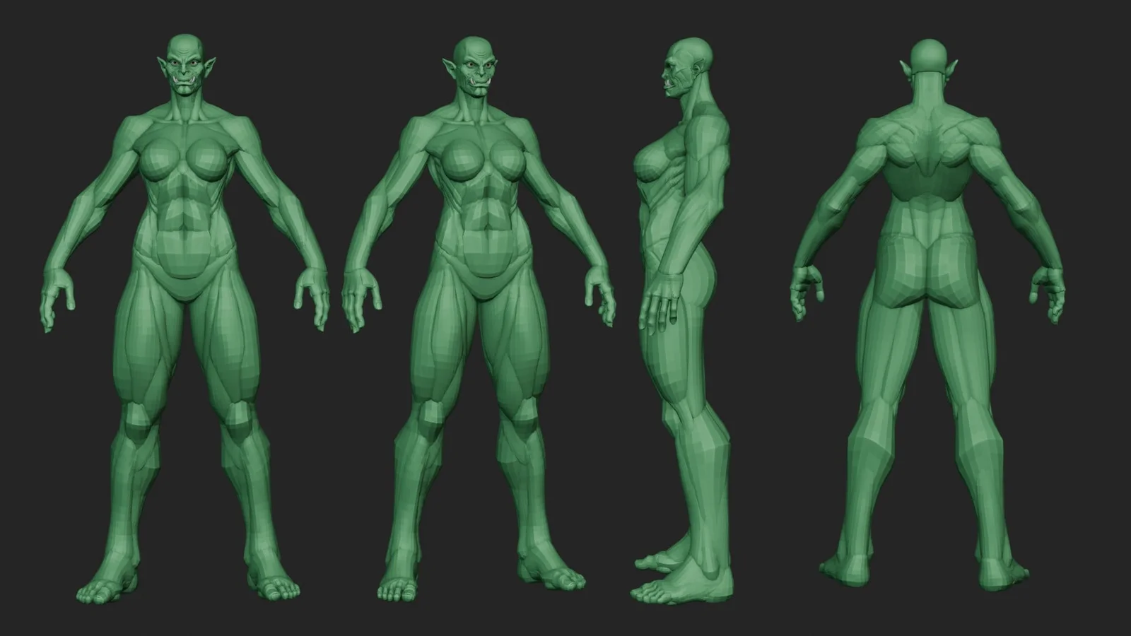 Orc Female Anatomy Blockout screenshot 2