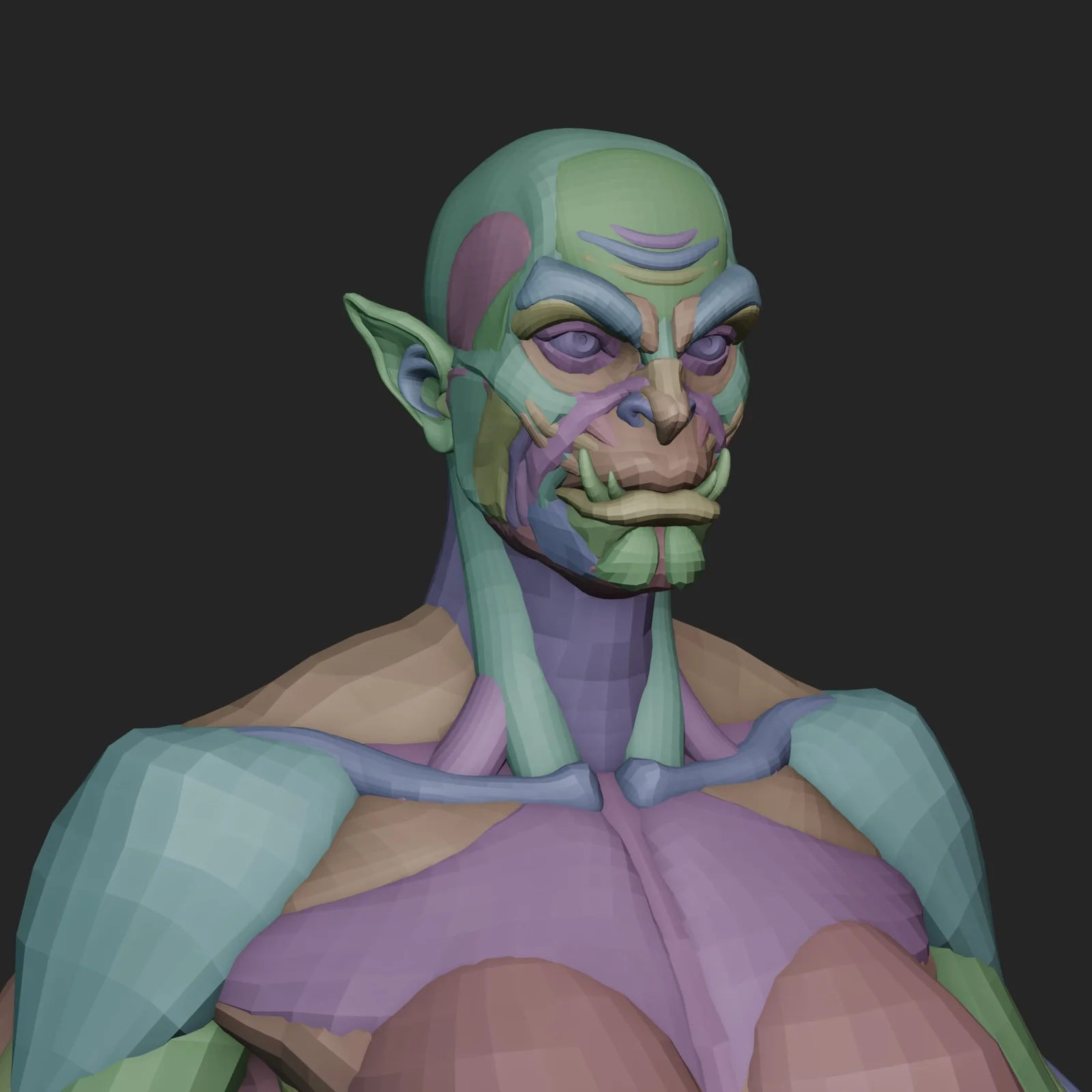 Orc Female Anatomy Blockout screenshot 8