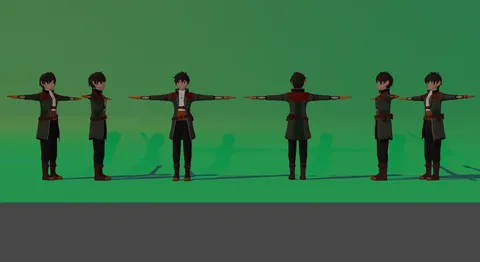 Oscar Pine - Blender 3d models