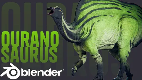 Ouranosaurus - Blender 3d models