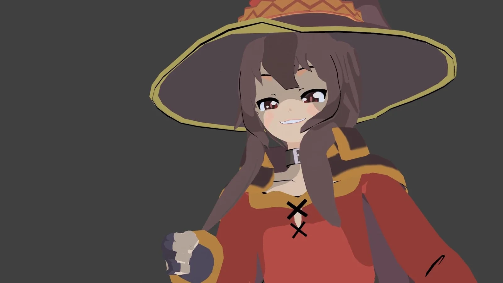 Rigged Megumin Model screenshot 4