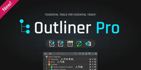 Outliner Pro - Blender addons
