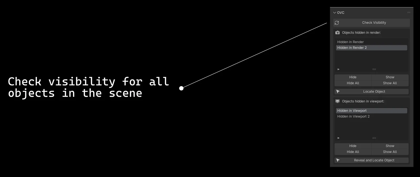 Object Visibility Checker screenshot 2