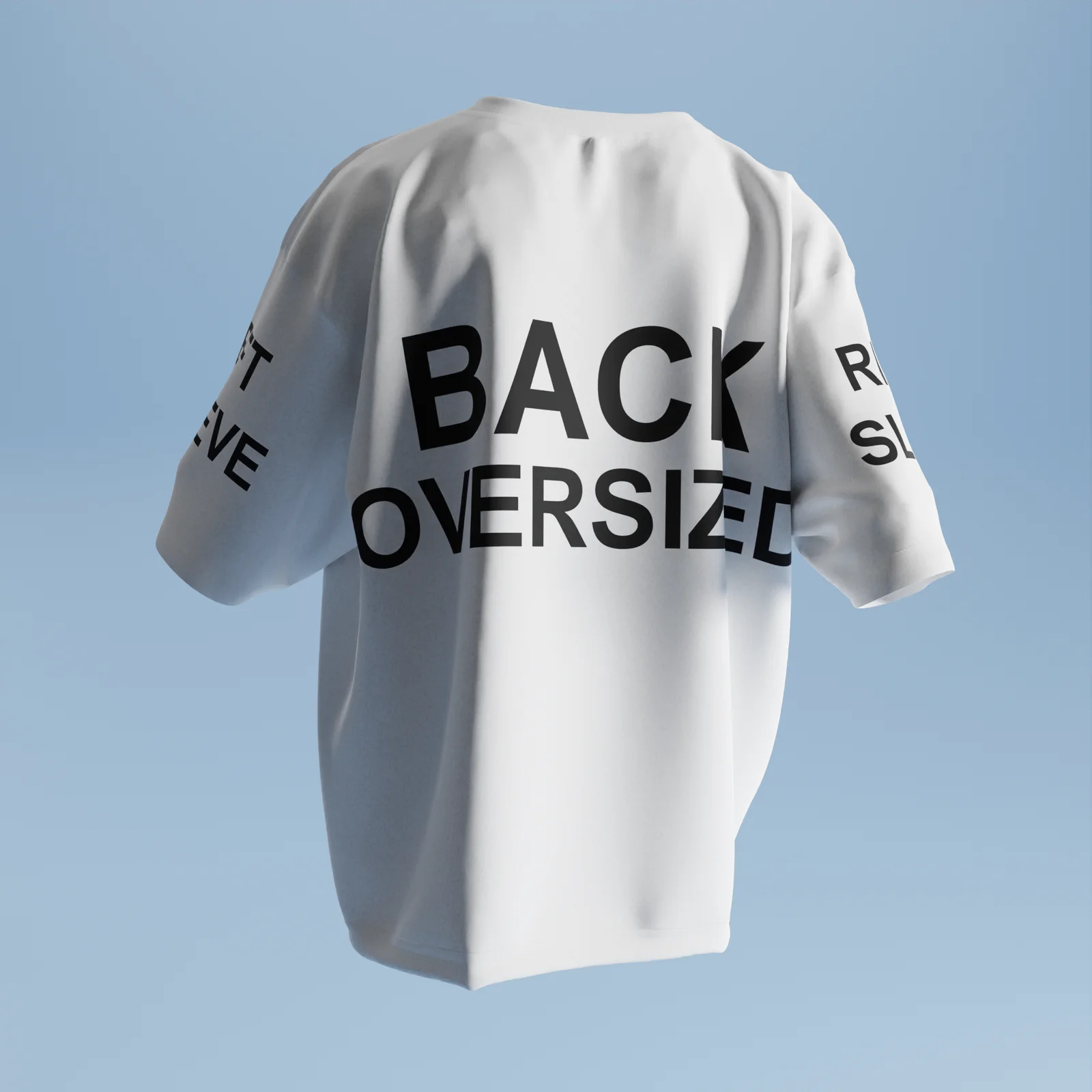 Oversized Walking T-Shirt Mockup screenshot 3