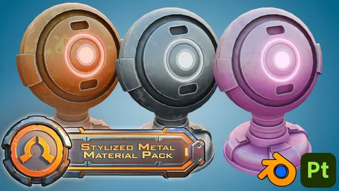 Overwatch Style Material Pack - Blender shaders