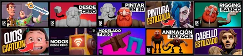 Pack Tutoriales - Blender tutorials & courses