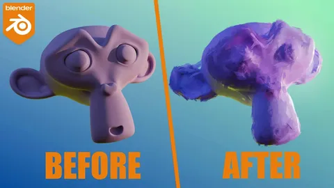 Painterly Modifier - Blender geometry nodes