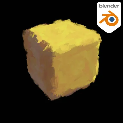 Painterly Planes - Blender geometry nodes