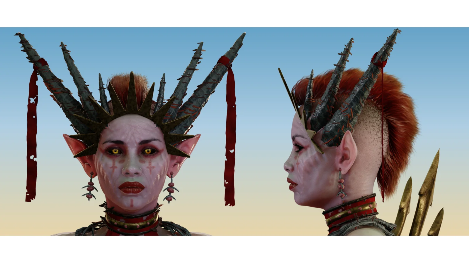 Pale Elf Demon Woman screenshot 2
