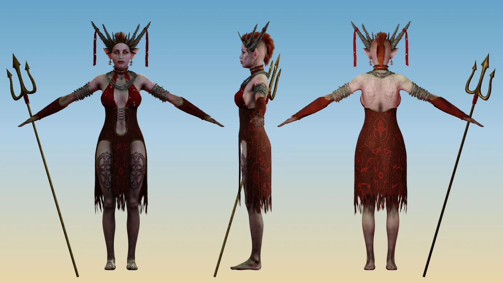 Pale Elf Demon Woman screenshot 3