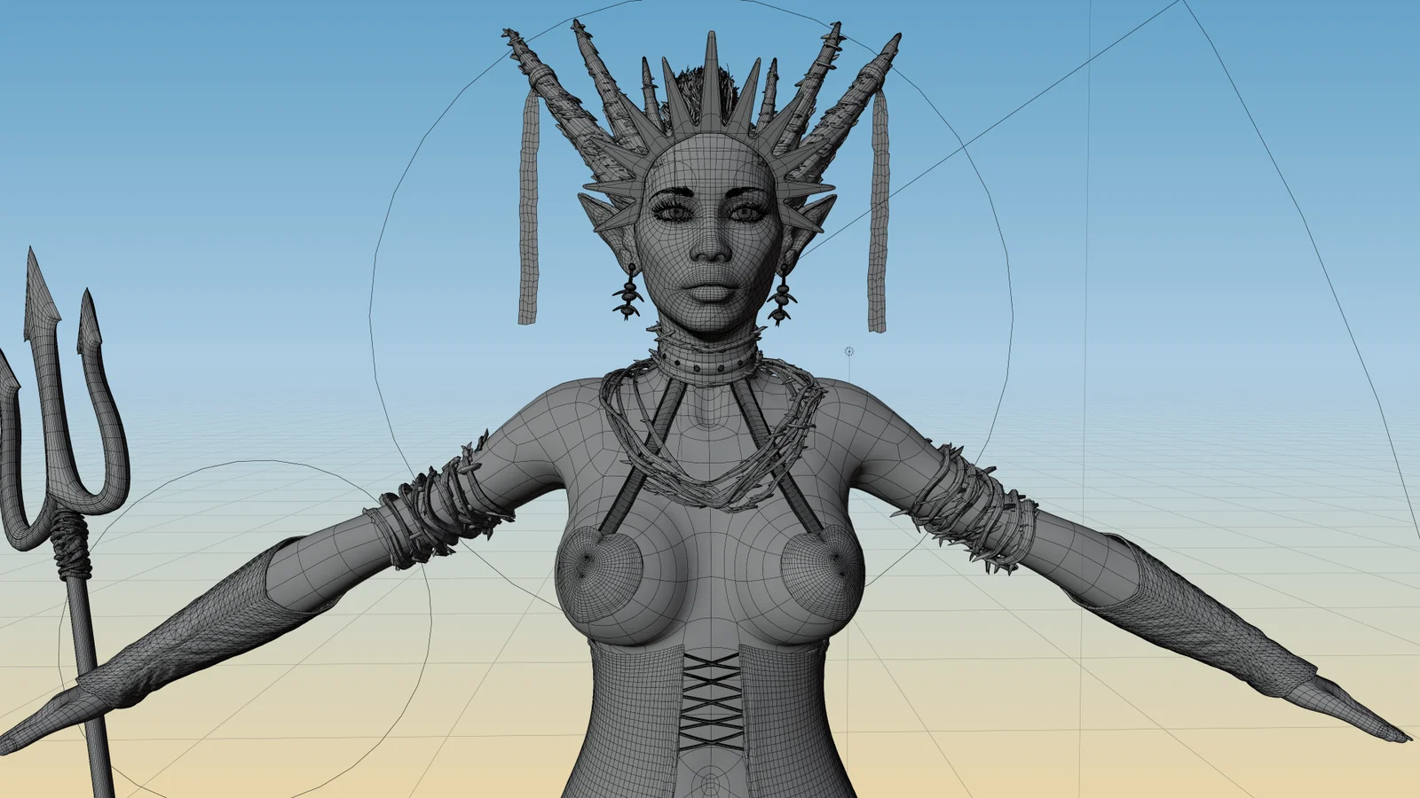 Pale Elf Demon Woman screenshot 5