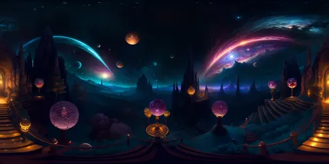 Fantasy Galaxy Panorama - Blender lighting & hdris