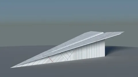 Paper Airplane - Blender 3d models