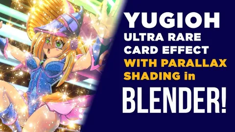 Parallax Shading Holo Cards - Blender shaders