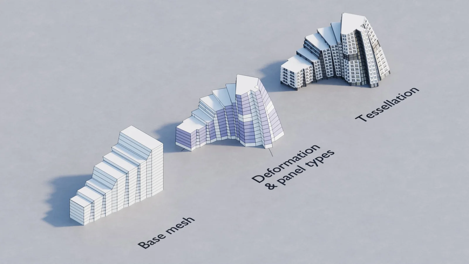 Parametric Staggered Building Forms screenshot 3