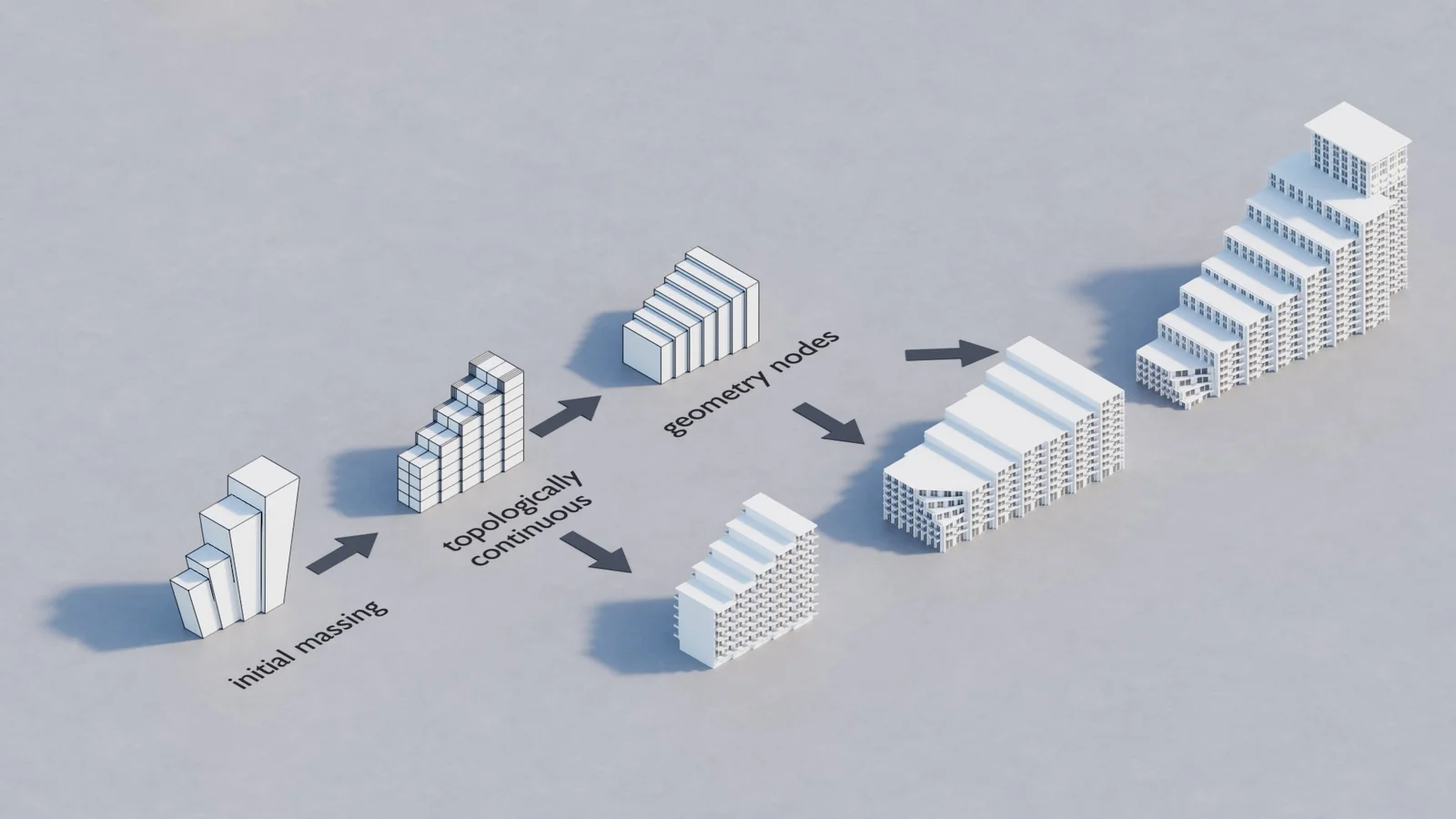 Parametric Staggered Building Forms screenshot 4