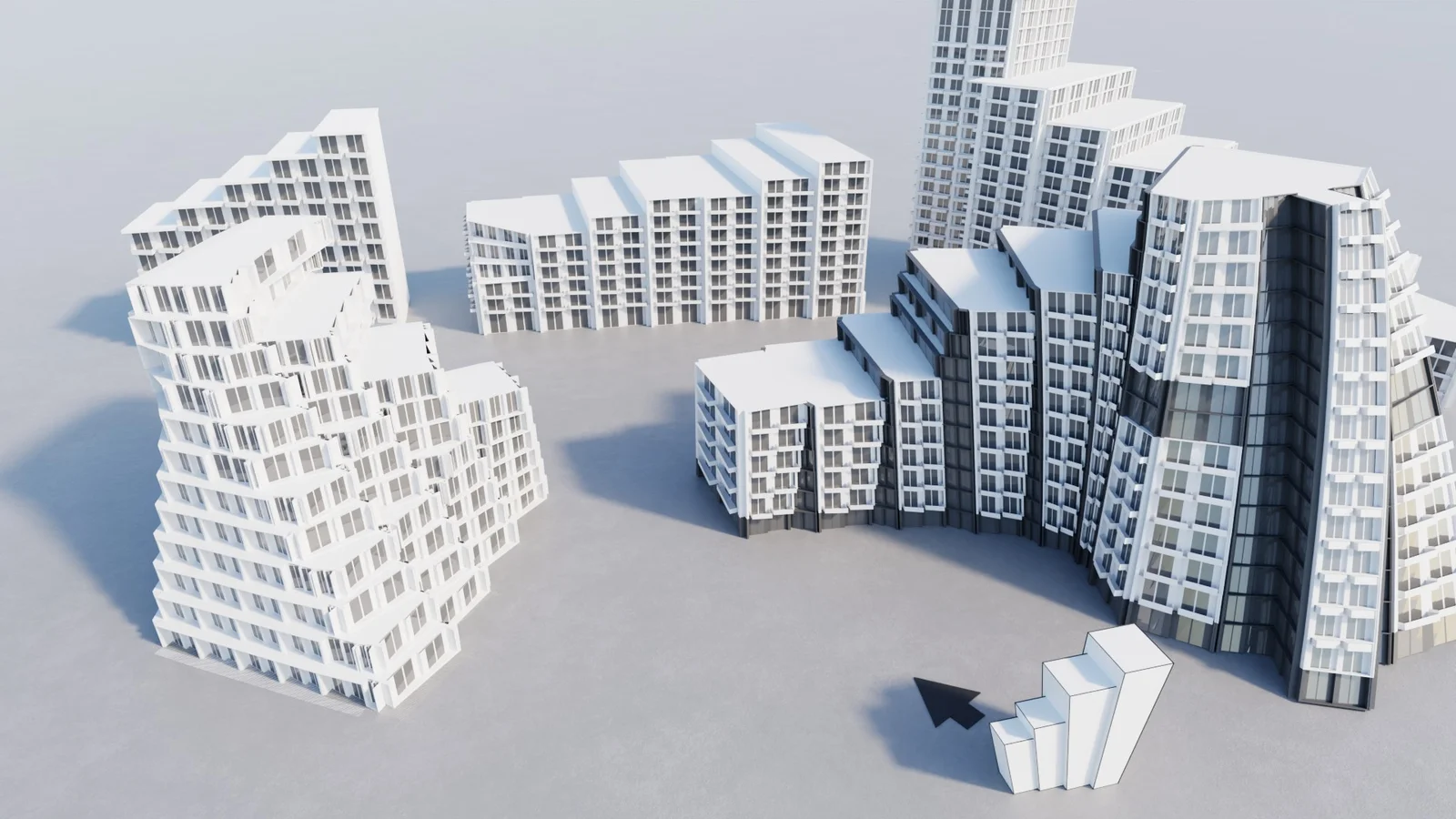 Parametric Staggered Building Forms screenshot 5