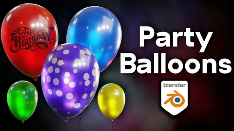 Party Balloons - Blender shaders