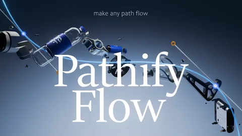 Pathify Flow - Blender geometry nodes