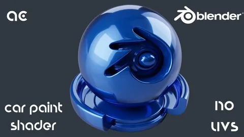 PBR Car Paint Uber Shader - Blender shaders