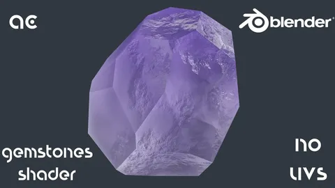 PBR Gemstones Uber Shader - Blender shaders