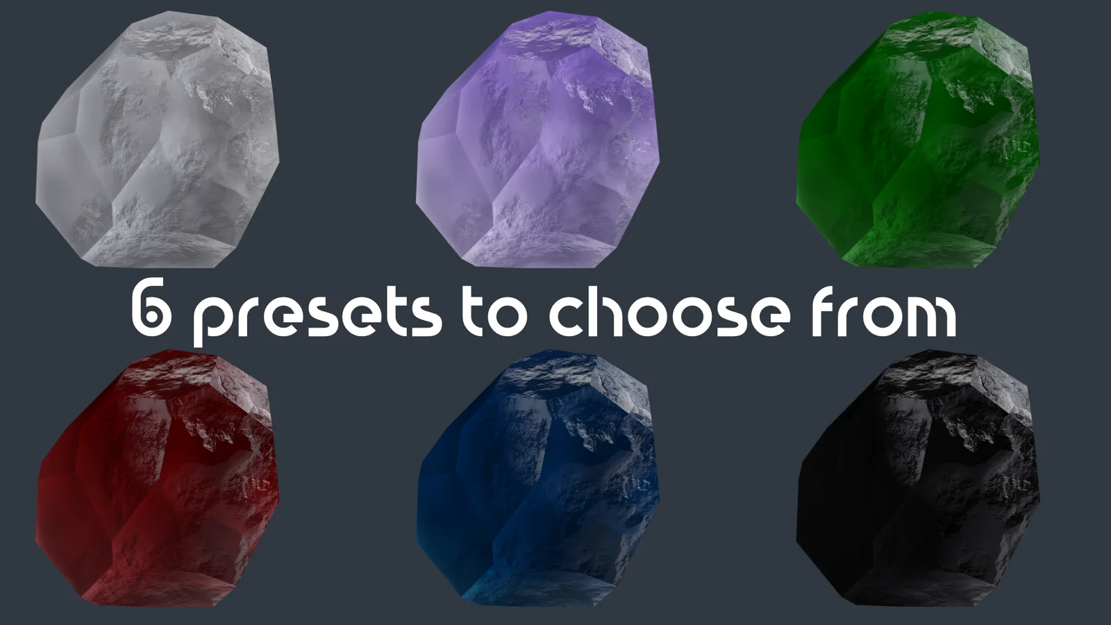 PBR Gemstones Uber Shader screenshot 2