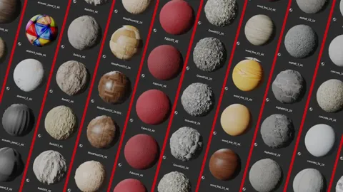 OneClick PBR Library - Blender addons