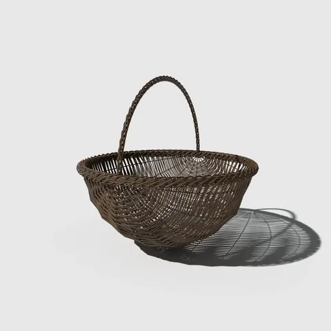 Round Bottom Basket - Blender 3d models