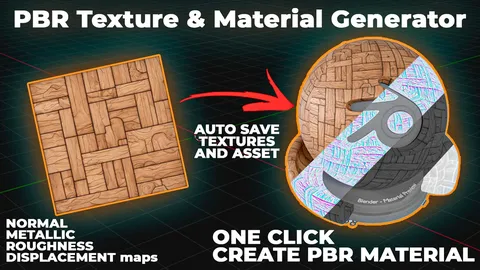 PBR Texture & Material Generator - Blender addons