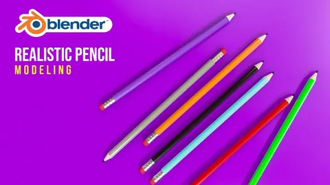 Pencils - Blender 3d models