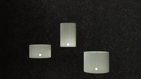 Pendant Lamp Wave - Blender geometry nodes