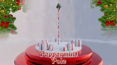 Peppermint Pole - Blender 3d models