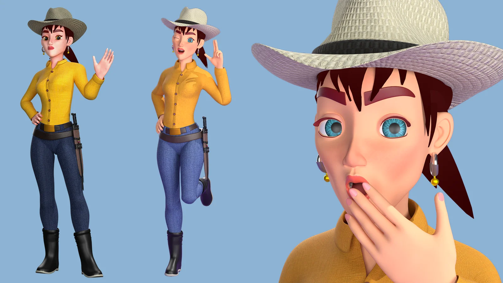 Stylized Base Character screenshot 2