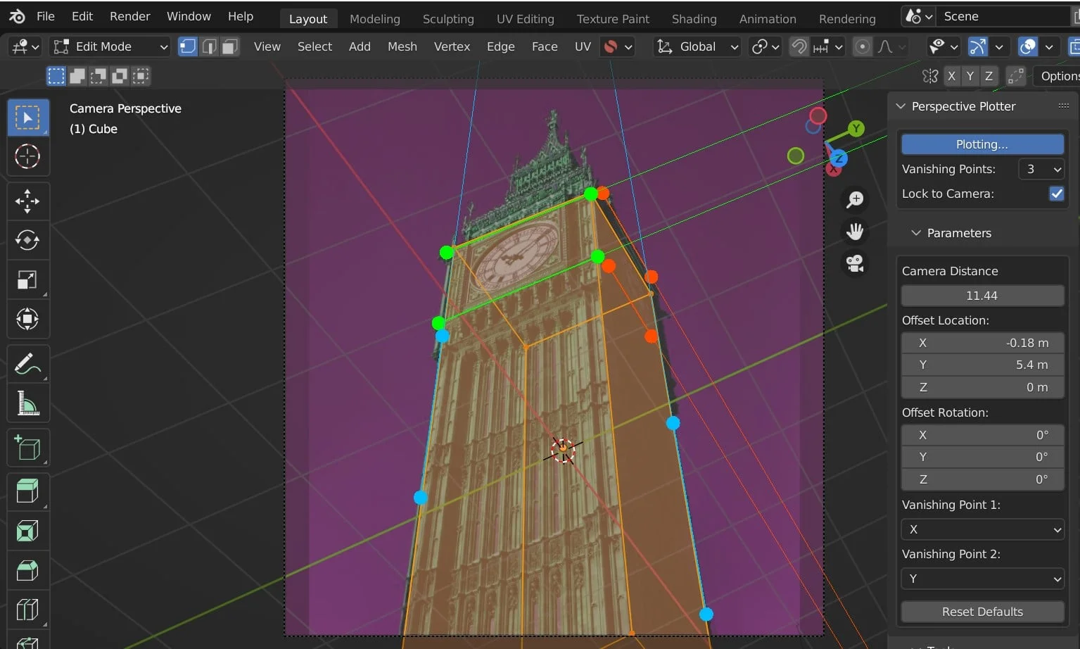 Perspective Plotter screenshot 2