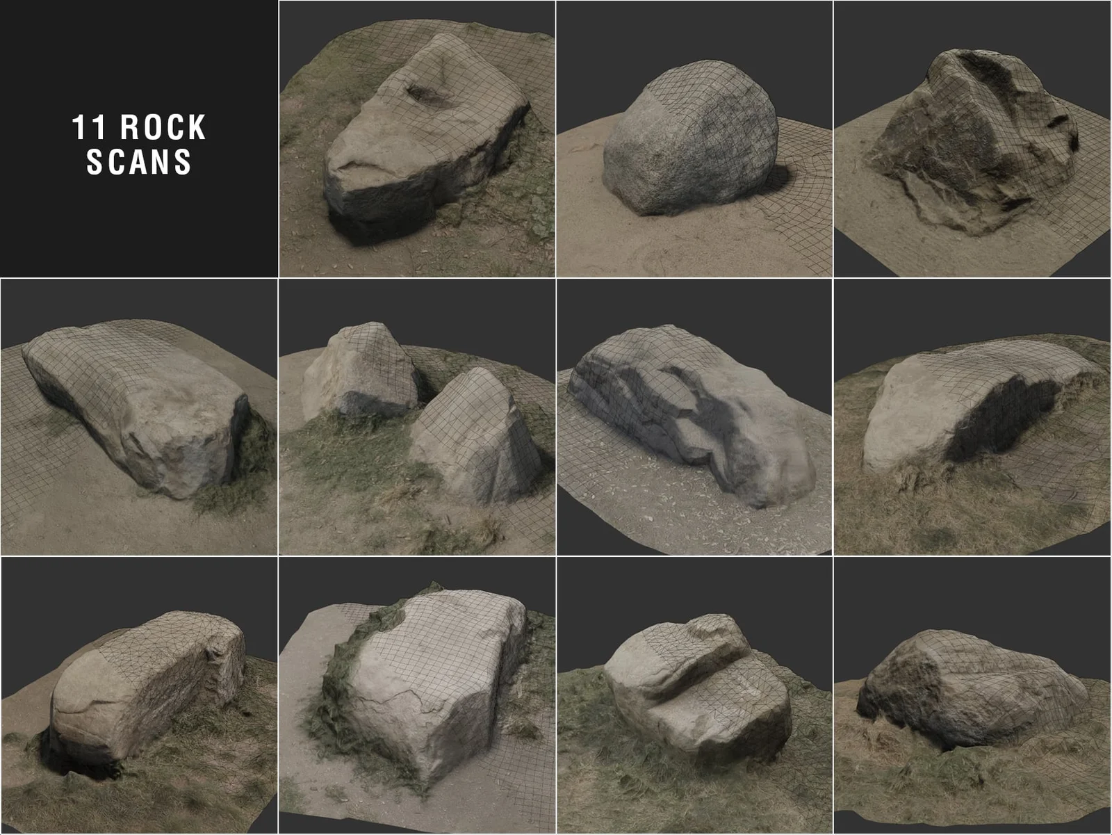 Photogrammetry Park Rocks screenshot 2