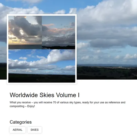 Worldwide Skies - Blender textures & materials