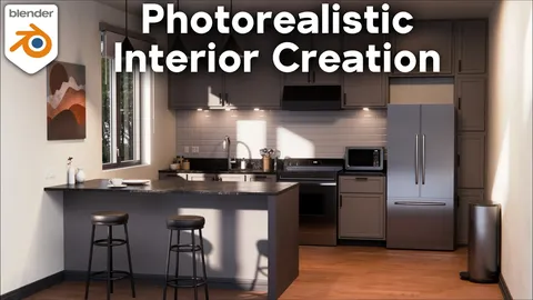 Photorealistic Interior Creation - Blender tutorials & courses