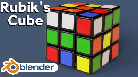 Photorealistic Rubik's Cube - Blender 3d models