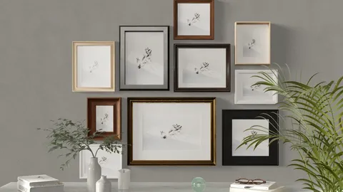 Picture Frame Generator - Blender geometry nodes