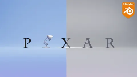 Pixar Logo Fan Art - Blender scenes