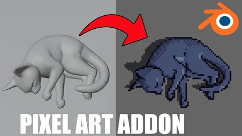 Pixel Art Rendering - Blender addons