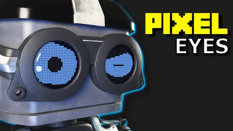 Pixel Eye Display - Blender geometry nodes