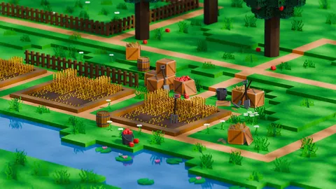 Pixel Farm - Blender 3d models