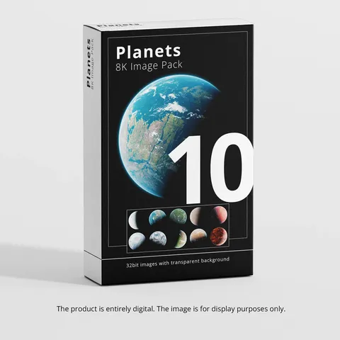 Planets Image Pack - Blender textures & materials