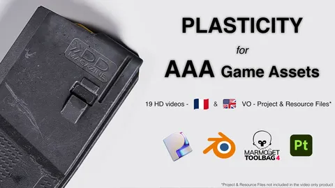 Plasticity for AAA Game Assets - Blender tutorials & courses