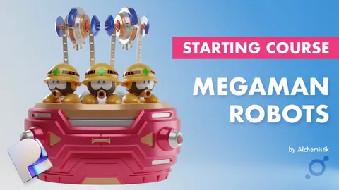 Plasticity Course: Megaman Robots - Blender tutorials & courses