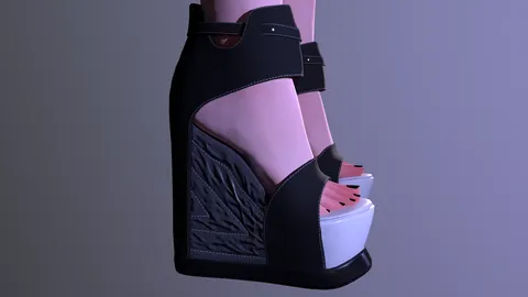 Platform Shoes - Blender 3d models