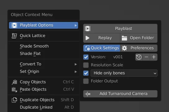 Playblast screenshot 3